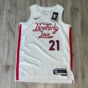 Joel Embiid Philadelphia "City of Brotherly Love" Basketball Nike SwingmanJersey